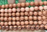 CCN6328 15.5 inches 8mm faceted round candy jade beads Wholesale