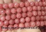 CCN6345 6mm, 8mm, 10mm, 12mm & 14mm faceted round candy jade beads