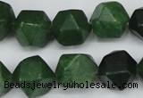 CCN667 15.5 inches 15*15mm faceted nuggets candy jade beads