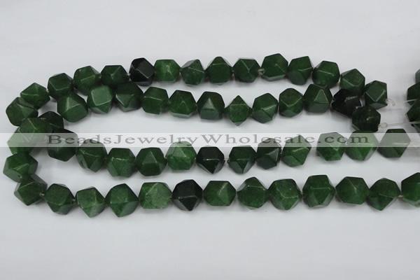 CCN667 15.5 inches 15*15mm faceted nuggets candy jade beads