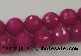 CCN754 15.5 inches 4mm faceted round candy jade beads wholesale