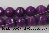 CCN762 15.5 inches 4mm faceted round candy jade beads wholesale