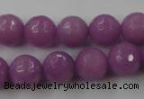 CCN795 15.5 inches 8mm faceted round candy jade beads wholesale