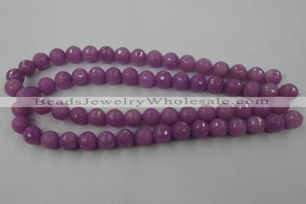 CCN795 15.5 inches 8mm faceted round candy jade beads wholesale