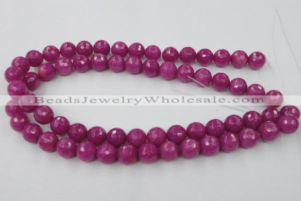 CCN806 15.5 inches 10mm faceted round candy jade beads wholesale