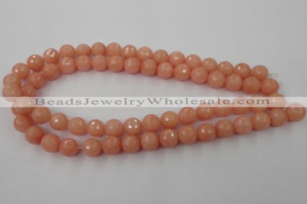 CCN826 15.5 inches 12mm faceted round candy jade beads wholesale