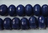 CCN926 15.5 inches 10*14mm faceted rondelle candy jade beads