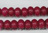 CCN93 15.5 inches 8*12mm rondelle candy jade beads wholesale