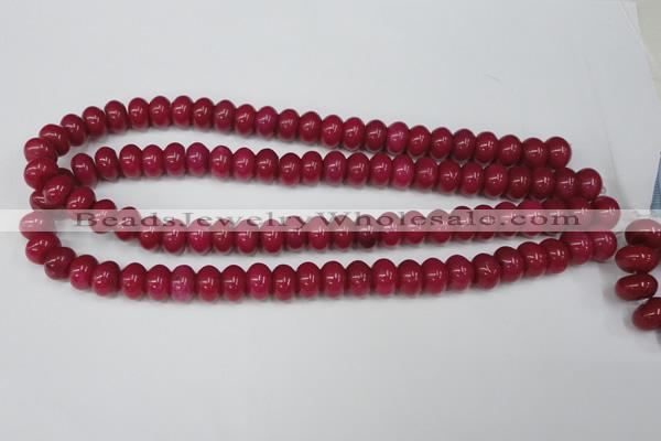 CCN93 15.5 inches 8*12mm rondelle candy jade beads wholesale