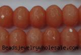 CCN930 15.5 inches 12*16mm faceted rondelle candy jade beads