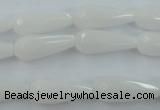 CCN973 15.5 inches 9*22mm faceted teardrop candy jade beads