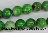 CCO125 15.5 inches 12mm round dyed natural chrysotine beads