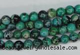 CCO141 15.5 inches 6mm round dyed natural chrysotine beads