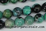 CCO144 15.5 inches 12mm round dyed natural chrysotine beads