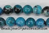 CCO164 15.5 inches 12mm round dyed natural chrysotine beads