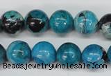 CCO166 15.5 inches 15mm round dyed natural chrysotine beads