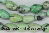 CCO21 15.5 inches 10*14mm teardrop natural chrysotine beads