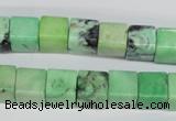 CCO27 15.5 inches 10*10mm cube natural chrysotine beads