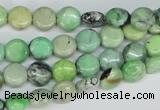 CCO31 15.5 inches 8mm flat round natural chrysotine beads