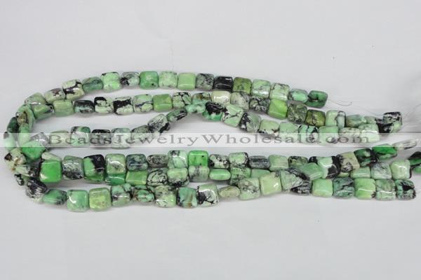 CCO40 15.5 inches 10*10mm square natural chrysotine beads