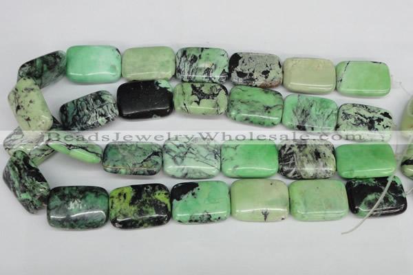 CCO46 15.5 inches 22*30mm rectangle natural chrysotine beads