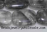 CCQ179 15.5 inches 22*30mm rectangle cloudy quartz beads wholesale