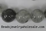 CCQ306 15.5 inches 16mm round cloudy quartz beads wholesale