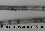 CCQ325 15.5 inches 4*6mm rondelle cloudy quartz beads wholesale