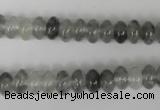 CCQ326 15.5 inches 5*8mm rondelle cloudy quartz beads wholesale