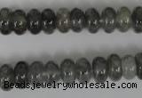 CCQ327 15.5 inches 6*10mm rondelle cloudy quartz beads wholesale