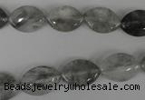 CCQ400 15.5 inches 10*15mm marquise cloudy quartz beads wholesale