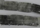 CCQ431 15.5 inches 15*20mm rectangle cloudy quartz beads wholesale