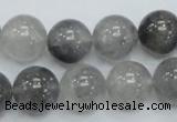 CCQ54 15.5 inches 14mm round cloudy quartz beads wholesale