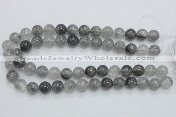 CCQ54 15.5 inches 14mm round cloudy quartz beads wholesale