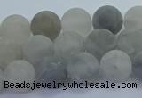 CCQ562 15.5 inches 8mm round matte cloudy quartz beads wholesale