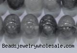 CCQ72 15.5 inches 13*18mm rondelle cloudy quartz beads wholesale