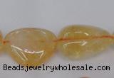 CCR350 15.5 inches 13*18mm - 20*25mm freeform natural citrine beads