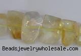 CCR355 15.5 inches 13*18mm - 15*20mm freeform natural citrine beads