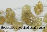 CCR87 15.5 inches 15mm chips citrine gemstone beads wholesale