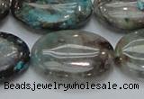 CCS10 15.5 inches 22*30mm oval natural chrysocolla gemstone beads