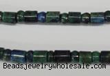 CCS152 15.5 inches 4*6mm rondelle & 6*7mm tube dyed chrysocolla beads