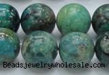 CCS17 15.5 inches 18mm round natural chrysocolla gemstone beads