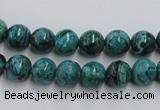 CCS203 15.5 inches 8mm round natural Chinese chrysocolla beads