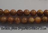 CCS351 15.5 inches 6mm round AB grade natural golden sunstone beads