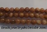 CCS361 15.5 inches 6mm round A grade natural golden sunstone beads