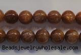 CCS373 15.5 inches 10mm round AA grade natural golden sunstone beads