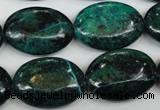 CCS446 15.5 inches 18*25mm oval dyed chrysocolla gemstone beads