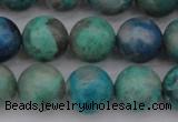 CCS514 15.5 inches 12mm round natural chrysocolla gemstone beads