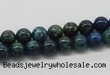 CCS52 16 inches 8mm round dyed chrysocolla gemstone beads wholesale