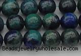 CCS524 15.5 inches 12mm round dyed chrysocolla gemstone beads